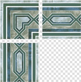 Textures   -   ARCHITECTURE   -   TILES INTERIOR   -   Cement - Encaustic   -  Encaustic - Border traditional encaustic cement ornate tile texture seamless 13653