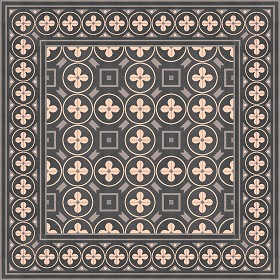 Textures   -   ARCHITECTURE   -   TILES INTERIOR   -   Cement - Encaustic   -  Victorian - Victorian cement floor tile texture seamless 13874