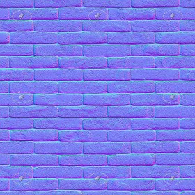Textures   -   ARCHITECTURE   -   BRICKS   -   Facing Bricks   -   Rustic  - Rustic facing bricks texture seamless 20968 - Normal