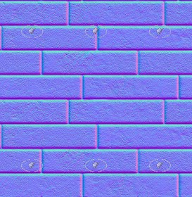 Textures   -   ARCHITECTURE   -   BRICKS   -   Facing Bricks   -   Rustic  - Dark rustic facing bricks texture seamless 21266 - Normal
