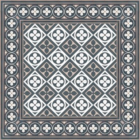 Textures   -   ARCHITECTURE   -   TILES INTERIOR   -   Cement - Encaustic   -  Victorian - Victorian cement floor tile texture seamless 13876