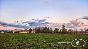 Textures   -   BACKGROUNDS &amp; LANDSCAPES   -   NATURE   -  Countrysides &amp; Hills - Autumn sunset with countryside background 21019