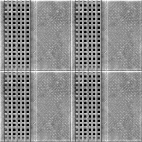 Textures   -   MATERIALS   -   METALS   -  Plates - Industrial aluminium metal plate texture seamless 10798