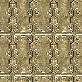 Textures   -   MATERIALS   -   METALS   -  Plates - Brass metal plate texture seamless 10814