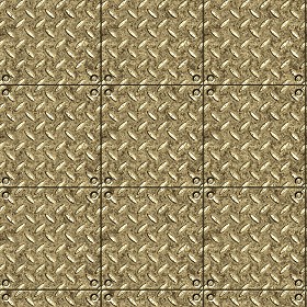 Textures   -   MATERIALS   -   METALS   -  Plates - Brass metal plate texture seamless 10819
