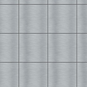 Textures   -   MATERIALS   -   METALS   -  Facades claddings - Brushed stainless metal facade cladding texture seamless 10335