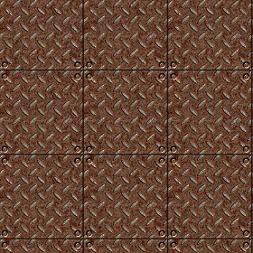 Textures   -   MATERIALS   -   METALS   -  Plates - Rusty iron metal plate texture seamless 10821