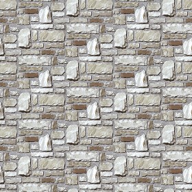 Textures   -   ARCHITECTURE   -   STONES WALLS   -   Claddings stone   -  Exterior - Wall cladding stone mixed size seamless 07984