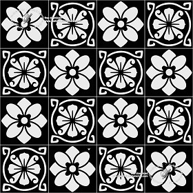 Textures   -   ARCHITECTURE   -   TILES INTERIOR   -   Cement - Encaustic   -  Victorian - Victorian cement floor tile texture seamless 19297