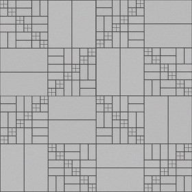 Textures   -   ARCHITECTURE   -   TILES INTERIOR   -   Mosaico   -   Classic format   -   Patterned  - Mosaico patterned tiles texture seamless 19765 - Bump
