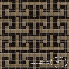 Textures   -   ARCHITECTURE   -   TILES INTERIOR   -   Mosaico   -   Classic format   -  Patterned - Mosaico patterned tiles texture seamless 19767