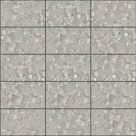 Textures   -   MATERIALS   -   METALS   -  Facades claddings - Galvanized steel metal facade cladding texture seamless 10349
