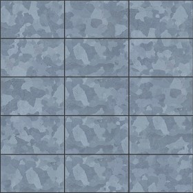 Textures   -   MATERIALS   -   METALS   -  Facades claddings - Galvanized steel metal facade cladding texture seamless 10350