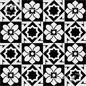 Textures   -   ARCHITECTURE   -   TILES INTERIOR   -   Cement - Encaustic   -  Victorian - Victorian cement floor tile texture seamless 19319