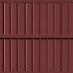 Textures   -   MATERIALS   -   METALS   -  Facades claddings - Red metal facade cladding texture seamless 10373