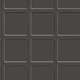 Textures   -   MATERIALS   -   METALS   -  Facades claddings - Gray painted iron metalfacade cladding texture seamless 10378