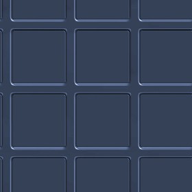 Textures   -   MATERIALS   -   METALS   -  Facades claddings - Blue painted iron metal facade cladding texture seamless 10379