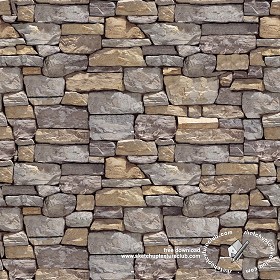 Textures   -   ARCHITECTURE   -   STONES WALLS   -   Claddings stone   -  Exterior - Wall cladding stone texture seamless 19009