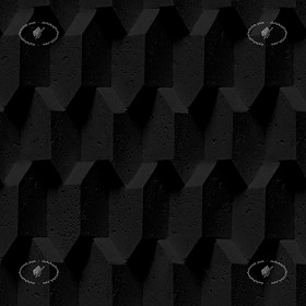 Textures   -   ARCHITECTURE   -   STONES WALLS   -   Claddings stone   -   Exterior  - Natural stone three dimensional walls texture seamless 20900 - Specular
