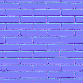 Textures   -   ARCHITECTURE   -   BRICKS   -   Colored Bricks   -   Smooth  - Texture colored bricks smooth seamless 00052 - Normal