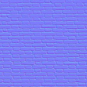 Textures   -   ARCHITECTURE   -   BRICKS   -   Dirty Bricks  - Dirty bricks texture seamless 00152 - Normal