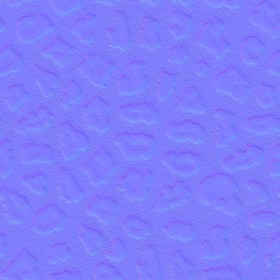 Textures   -   MATERIALS   -   FUR ANIMAL  - Leopard faux fake fur animal texture seamless 09560 - Normal
