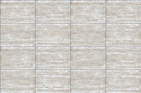 Textures   -   ARCHITECTURE   -   MARBLE SLABS   -  Marble wall cladding - Silver travertine wall cladding texture seamless 20825