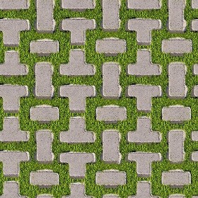 Textures   -   ARCHITECTURE   -   PAVING OUTDOOR   -  Parks Paving - Concrete bricks paving PBR texture seamless 21977