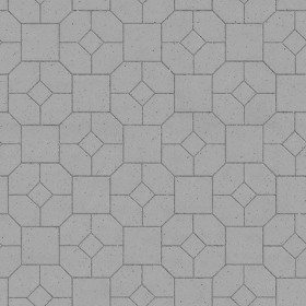Textures   -   ARCHITECTURE   -   PAVING OUTDOOR   -   Pavers stone   -   Blocks mixed  - Pavers stone mixed size texture seamless 06186 - Displacement