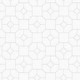 Textures   -   ARCHITECTURE   -   PAVING OUTDOOR   -   Pavers stone   -   Blocks mixed  - Pavers stone mixed size texture seamless 06187 - Ambient occlusion