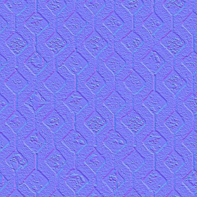 Textures   -   ARCHITECTURE   -   PAVING OUTDOOR   -   Parks Paving  - Concrete bricks paving PBR texture seamless 22194 - Normal