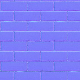 Textures   -   ARCHITECTURE   -   BRICKS   -   Facing Bricks   -   Smooth  - facing smooth bricks PBR texture seamless 21736 - Normal