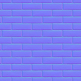 Textures   -   ARCHITECTURE   -   BRICKS   -   Facing Bricks   -   Smooth  - facing smooth bricks PBR texture seamless 21737 - Normal