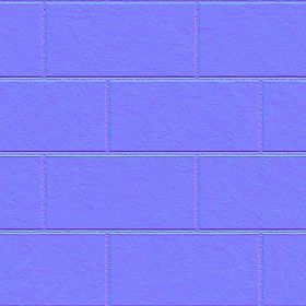 Textures   -   ARCHITECTURE   -   PAVING OUTDOOR   -   Concrete   -   Blocks regular  - Paving outdoor concrete regular block texture seamless 05728 - Normal