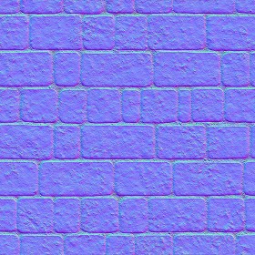 Textures   -   ARCHITECTURE   -   ROADS   -   Paving streets   -   Cobblestone  - Street paving cobblestone texture seamless 07435 - Normal