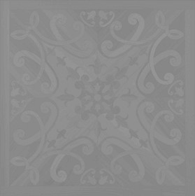 Textures   -   ARCHITECTURE   -   WOOD FLOORS   -   Decorated  - decorated floral parquet texture seamless 21424 - Displacement