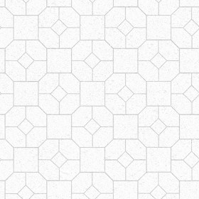 Textures   -   ARCHITECTURE   -   PAVING OUTDOOR   -   Pavers stone   -   Blocks mixed  - Pavers stone mixed size texture seamless 06191 - Ambient occlusion