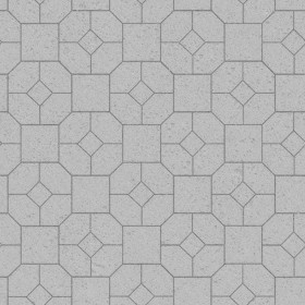 Textures   -   ARCHITECTURE   -   PAVING OUTDOOR   -   Pavers stone   -   Blocks mixed  - Pavers stone mixed size texture seamless 06191 - Displacement