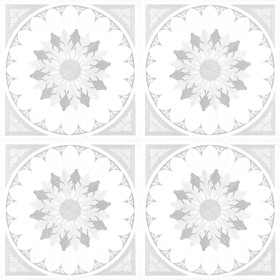 Textures   -   ARCHITECTURE   -   WOOD FLOORS   -   Decorated  - decorated floral parquet texture seamless 21426 - Ambient occlusion