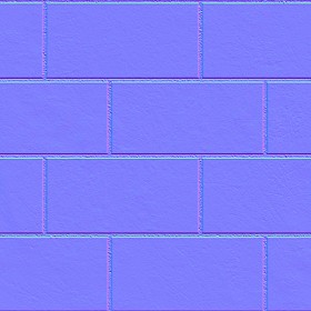 Textures   -   ARCHITECTURE   -   PAVING OUTDOOR   -   Concrete   -   Blocks regular  - Paving outdoor concrete regular block texture seamless 05731 - Normal