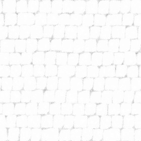 Textures   -   ARCHITECTURE   -   ROADS   -   Paving streets   -   Cobblestone  - Street porfido paving cobblestone texture seamless 07439 - Ambient occlusion