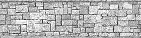 Textures   -   ARCHITECTURE   -   STONES WALLS   -   Stone blocks  - Wall stone blocks horizontal texture seamless 20546 - Bump