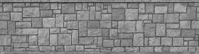 Textures   -   ARCHITECTURE   -   STONES WALLS   -   Stone blocks  - Wall stone blocks horizontal texture seamless 20546 - Displacement