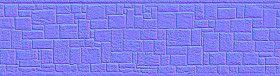 Textures   -   ARCHITECTURE   -   STONES WALLS   -   Stone blocks  - Wall stone blocks horizontal texture seamless 20546 - Normal