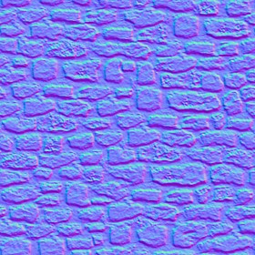Textures   -   ARCHITECTURE   -   STONES WALLS   -   Stone walls  - Old wall stone texture seamless 08497 - Normal