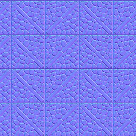 Textures   -   ARCHITECTURE   -   PAVING OUTDOOR   -   Pavers stone   -   Blocks mixed  - Pavers stone mixed size texture seamless 06098 - Normal