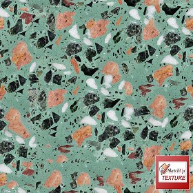 Textures   -   ARCHITECTURE   -   TILES INTERIOR   -  Terrazzo surfaces - Terrazzo surface PBR texture seamless 21517