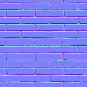 Textures   -   ARCHITECTURE   -   BRICKS   -   Colored Bricks   -   Smooth  - Texture colored bricks smooth seamless 00062 - Normal