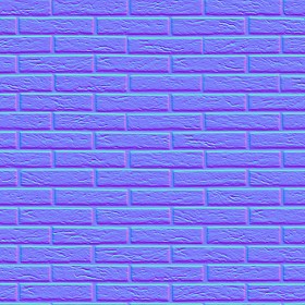 Textures   -   ARCHITECTURE   -   BRICKS   -   White Bricks  - White bricks texture seamless 00500 - Normal