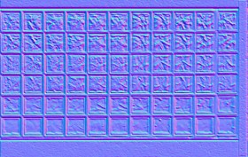 Textures   -   ARCHITECTURE   -   CONCRETE   -   Plates   -   Clean  - Concrete wall with blocks glass texture seamless 19019 - Normal
